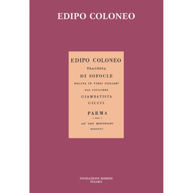 Libretto Edipo a Coloneo