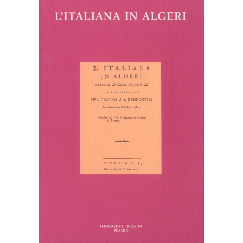 Libretto L'italiana in Algeri