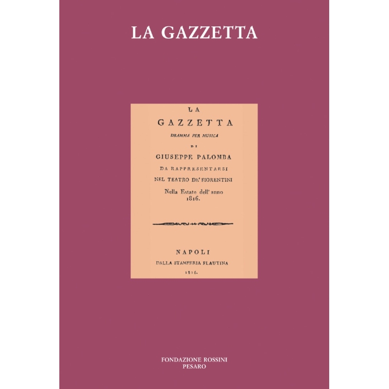 Libretto La Gazzetta